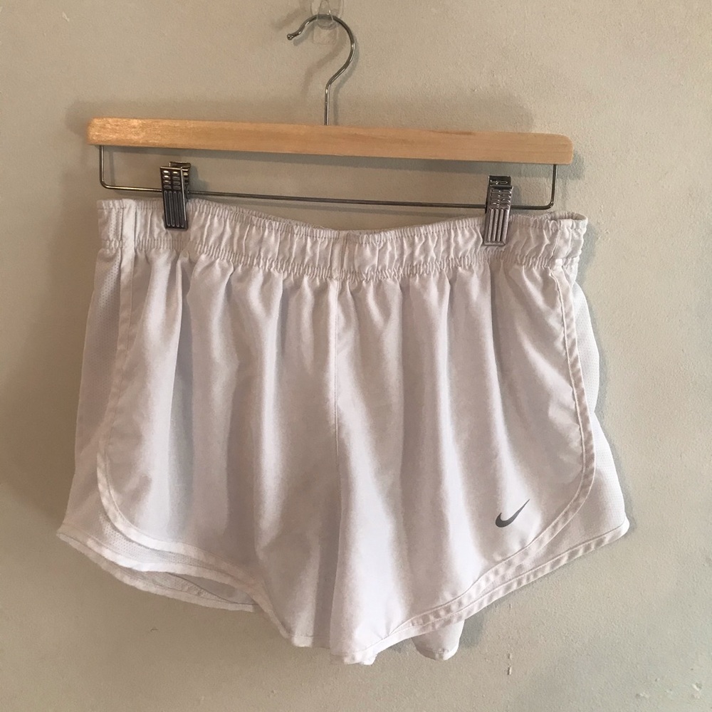 White Nike Shorts sold